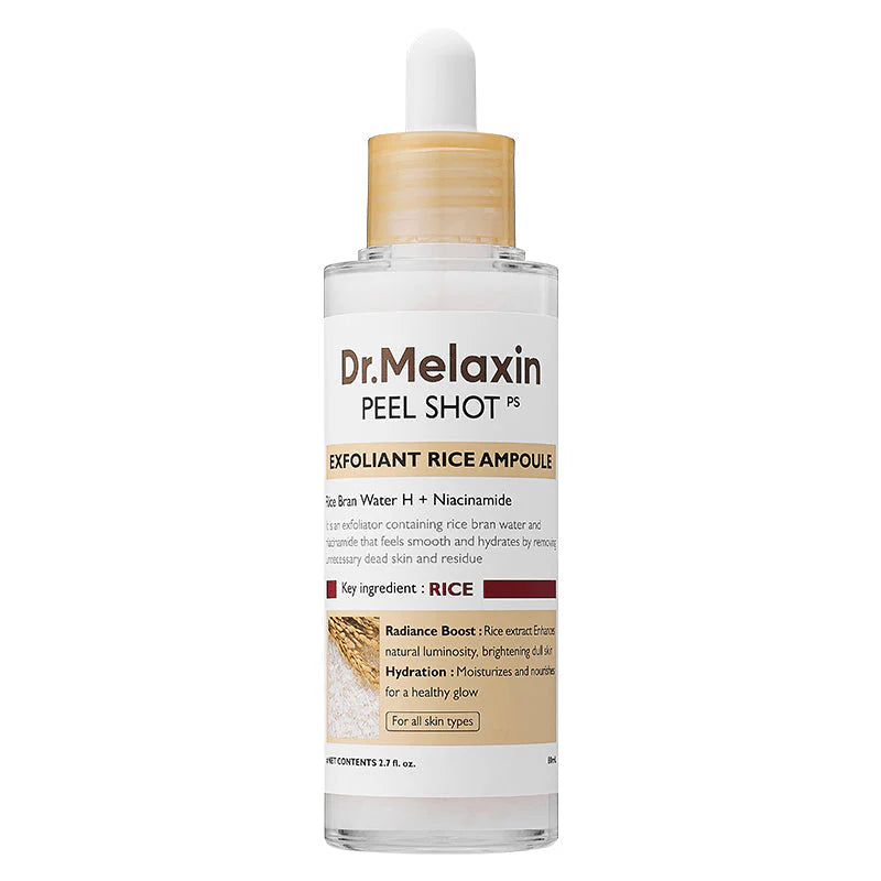 Dr.Melaxin Peel Shot Exfoliating White Rice Ampoule 80ML